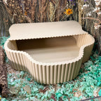 Sand Bath / Dig Box Dowel Effect Sand Bath (Optional Lid) | RoseLark