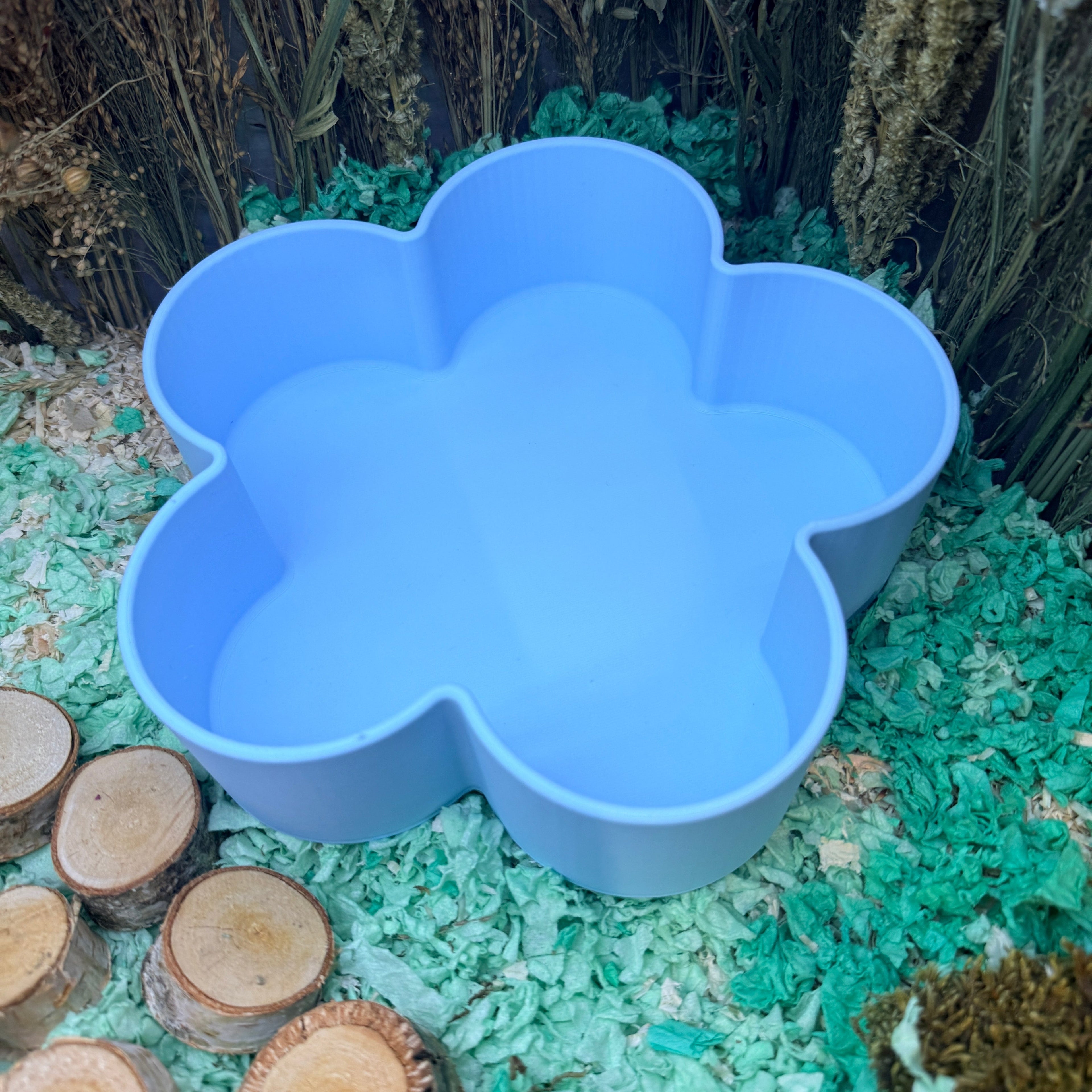 Sand Bath / Dig Box Flower Sand Bath & Dig Box RoseLark Pet Products