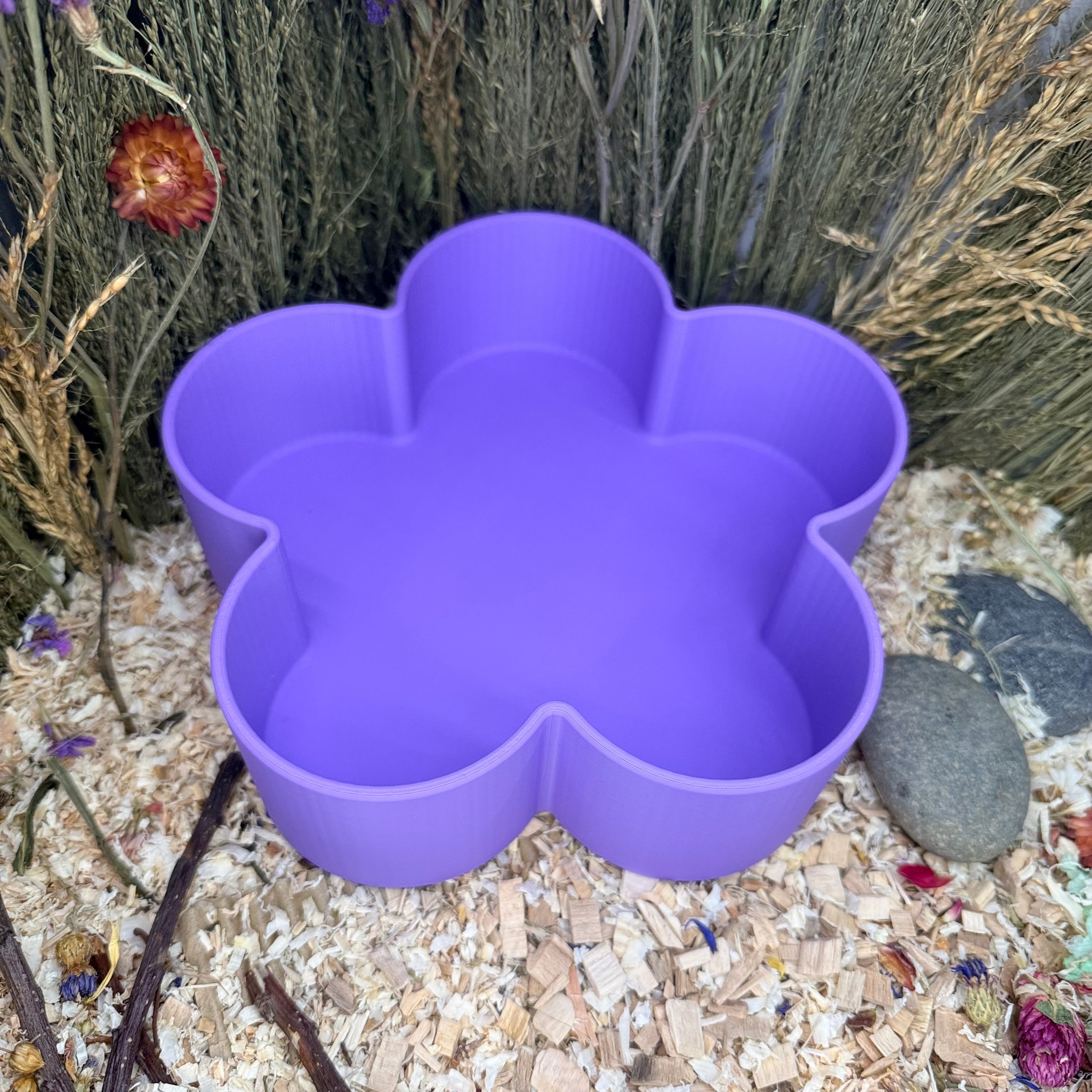 Sand Bath / Dig Box Flower Sand Bath & Dig Box RoseLark Pet Products