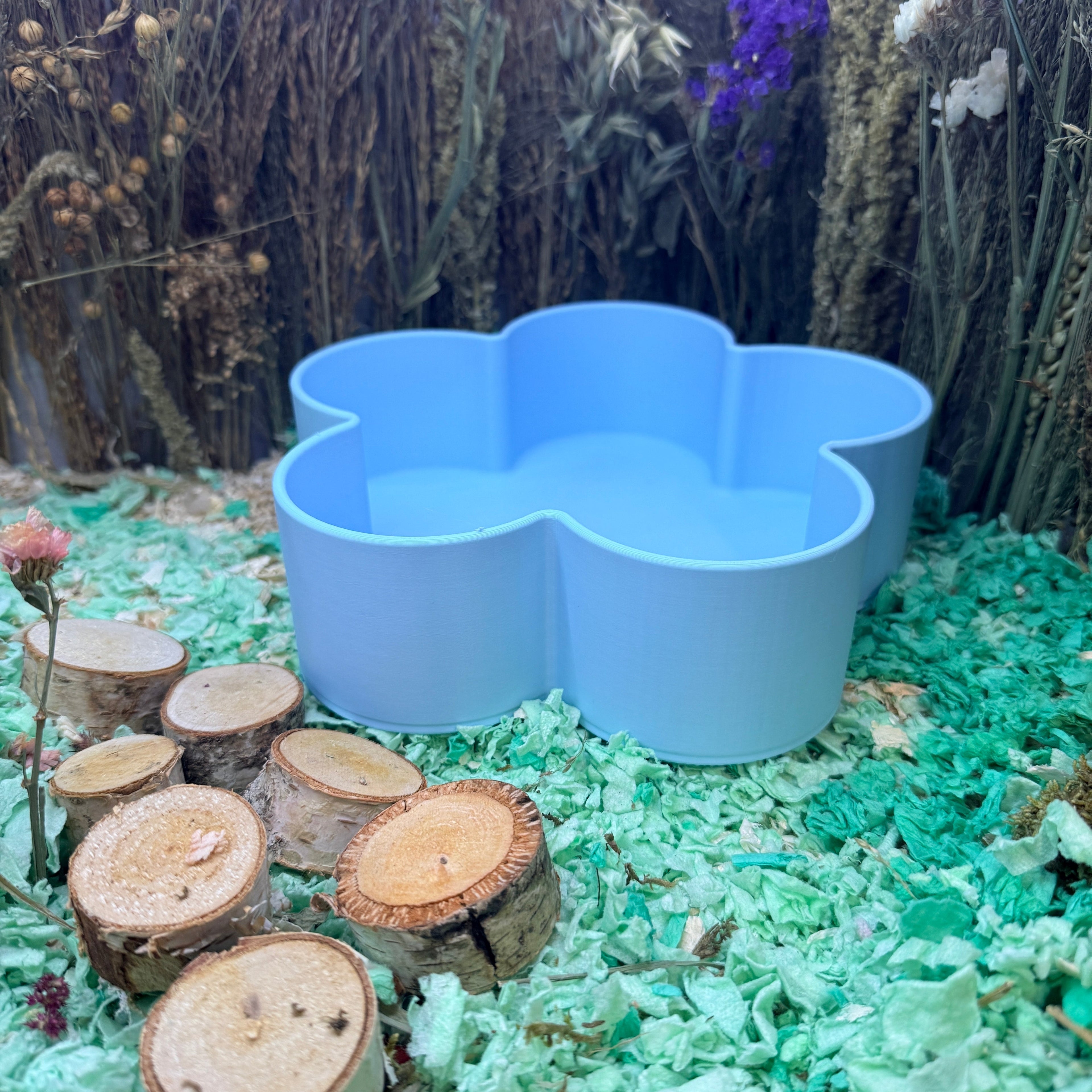 Sand Bath / Dig Box Flower Sand Bath & Dig Box RoseLark Pet Products