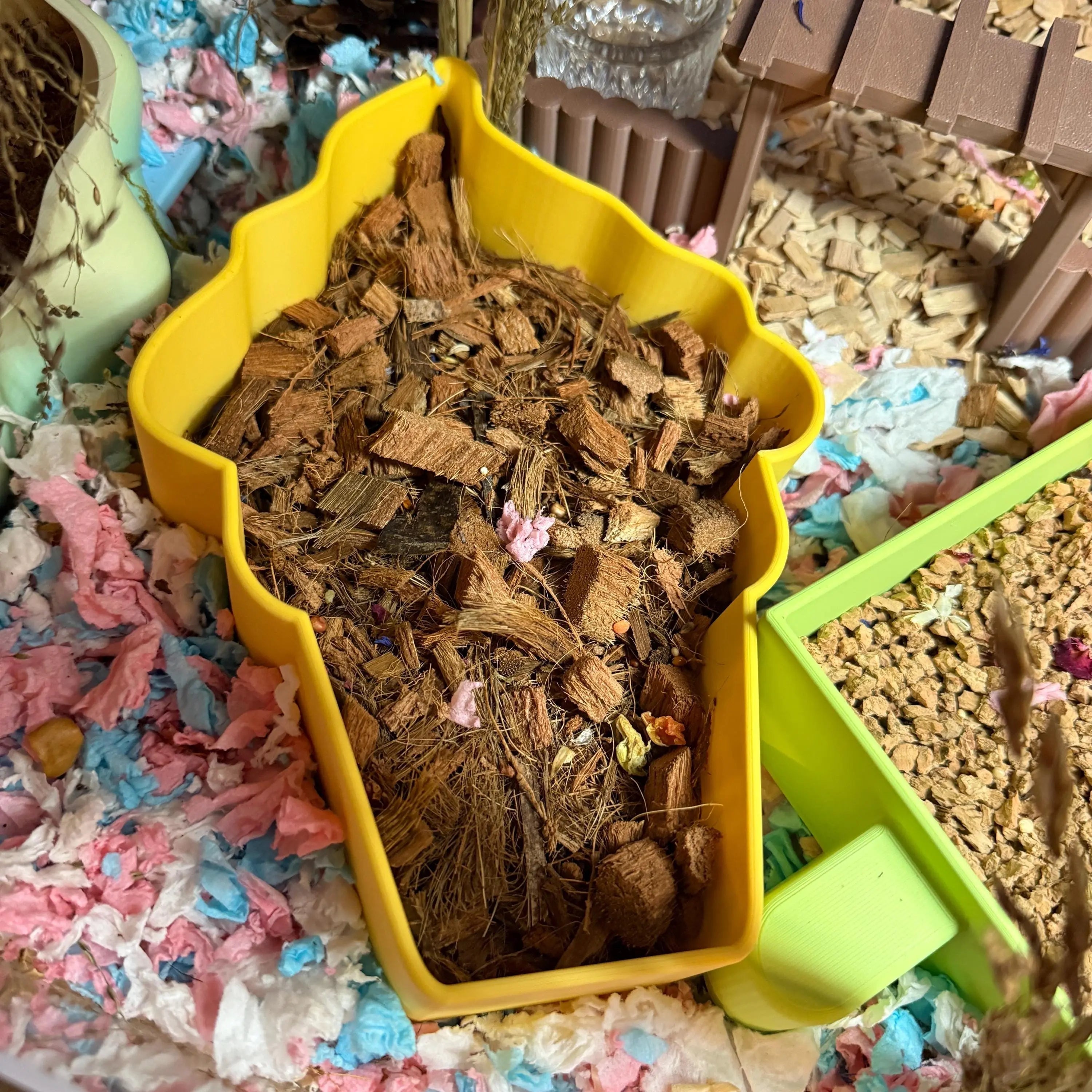 Sand Bath / Dig Box Ice Cream Sand Bath & Dig Box RoseLark Pet Products