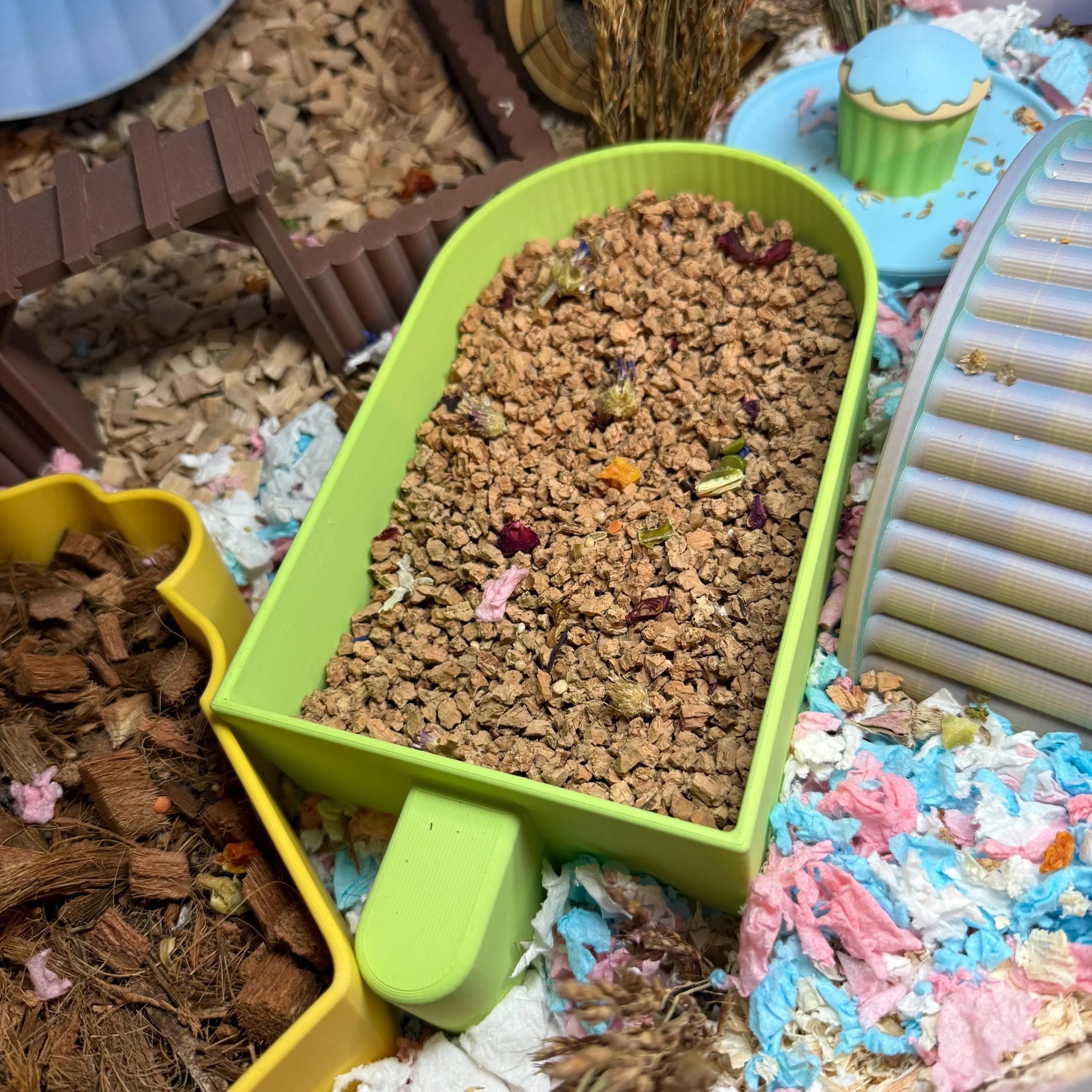 Sand Bath / Dig Box Ice Lolly Sand Bath & Dig Box RoseLark Pet Products