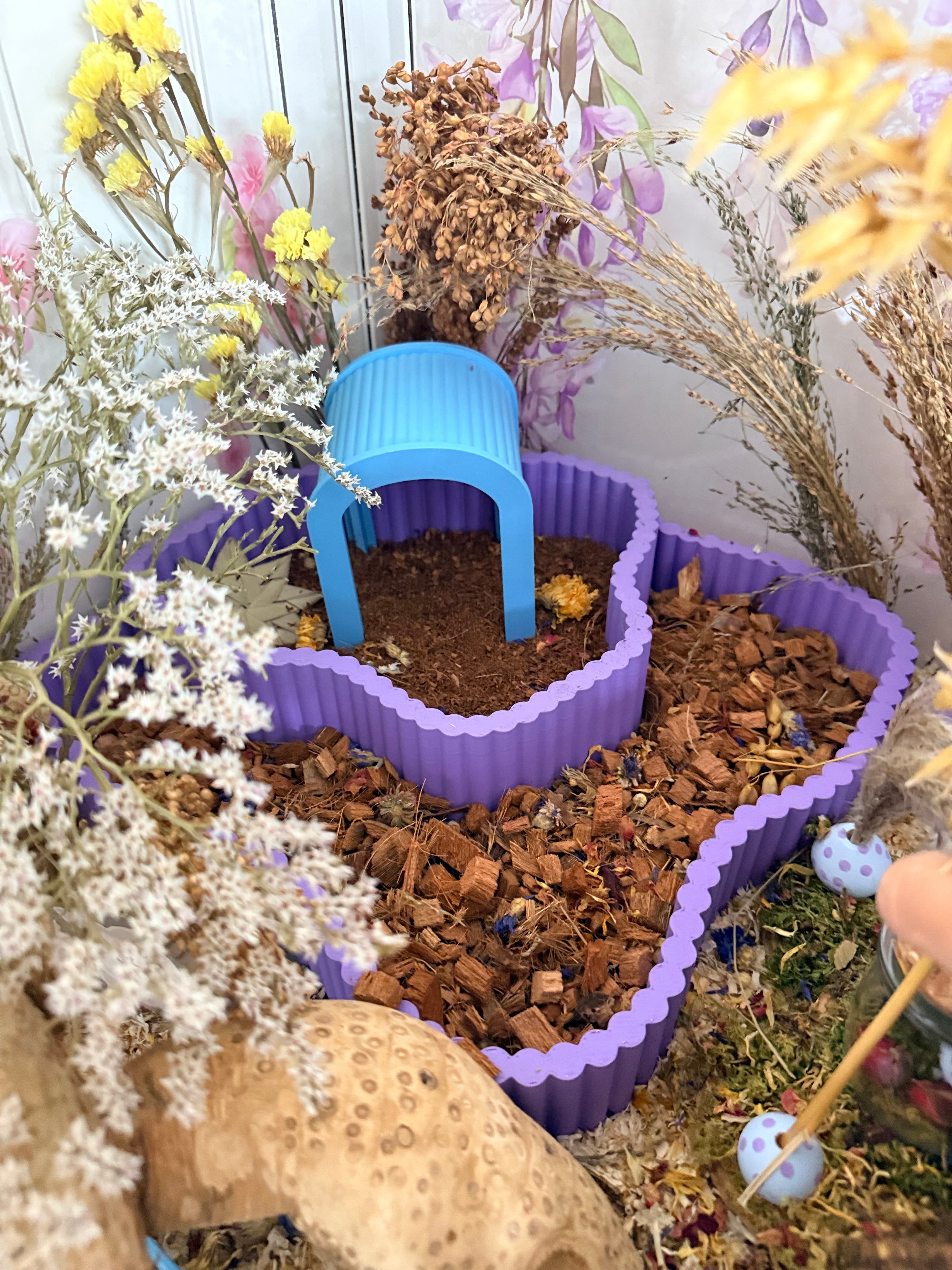 Sand Bath / Dig Box Landscape Substrate Tray Dig Box | RoseLark