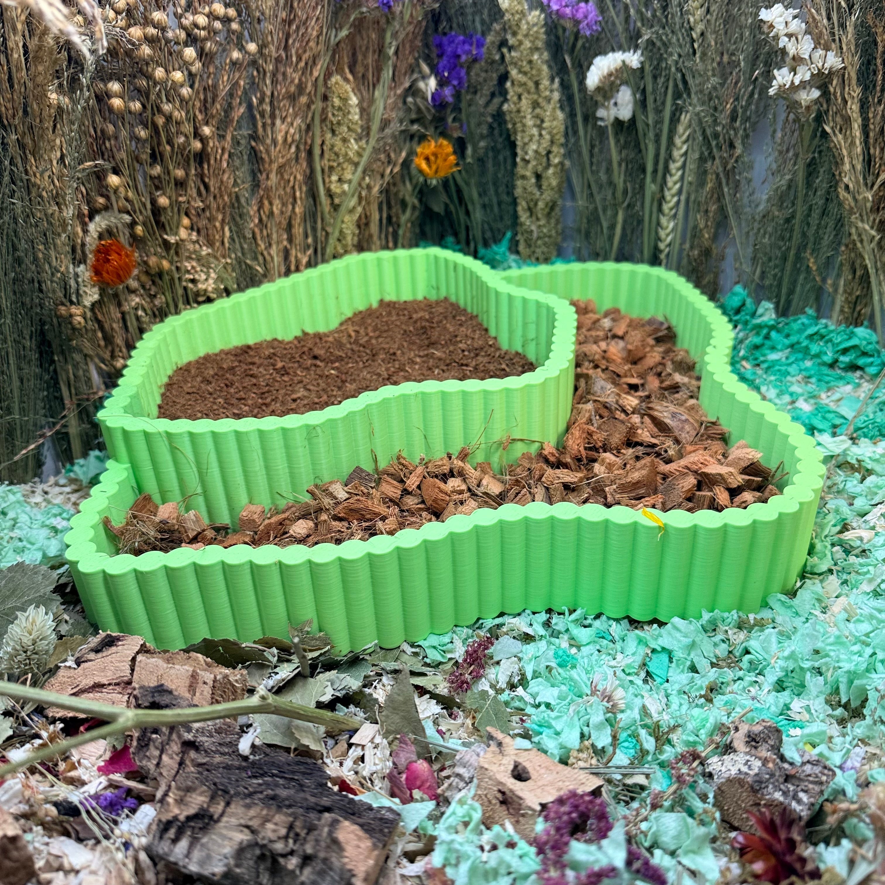 Sand Bath / Dig Box Landscape Substrate Tray Dig Box | RoseLark