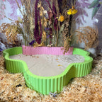 Sand Bath / Dig Box Meadow Dowel Effect Hamster Sand Bath & Dig Box | RoseLark