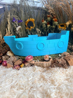 Sand Bath / Dig Box Pirate Ship Hamster Dig Box | RoseLark