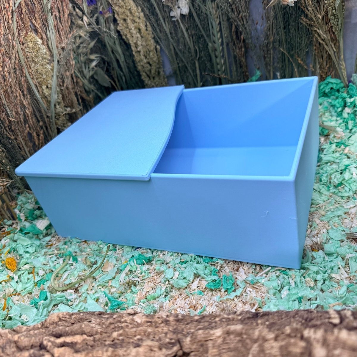 Sand Bath / Dig Box Rectangle Sand Bath with Lid | RoseLark