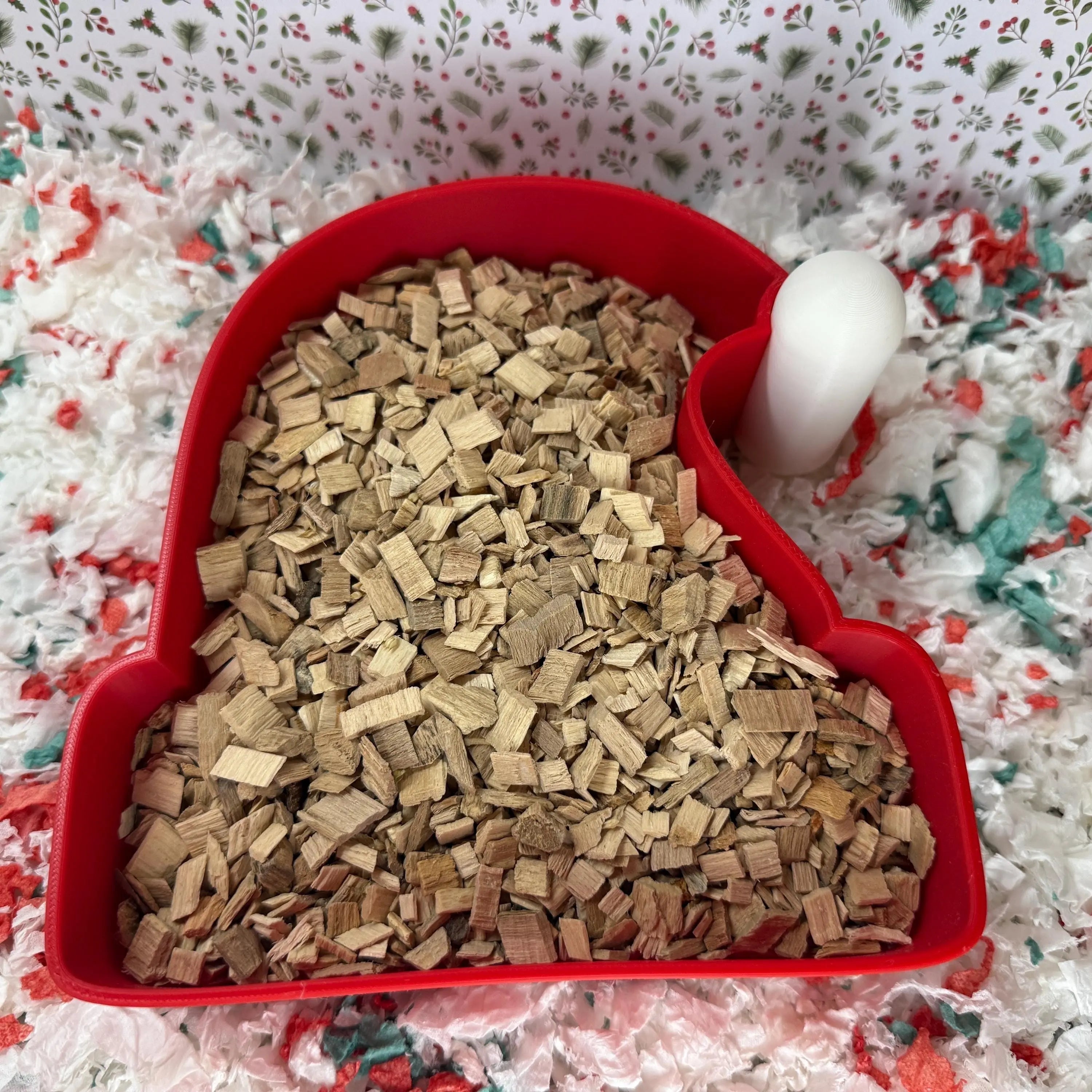 Sand Bath / Dig Box Santa Hat Sand Bath & Dig Box RoseLark Pet Products