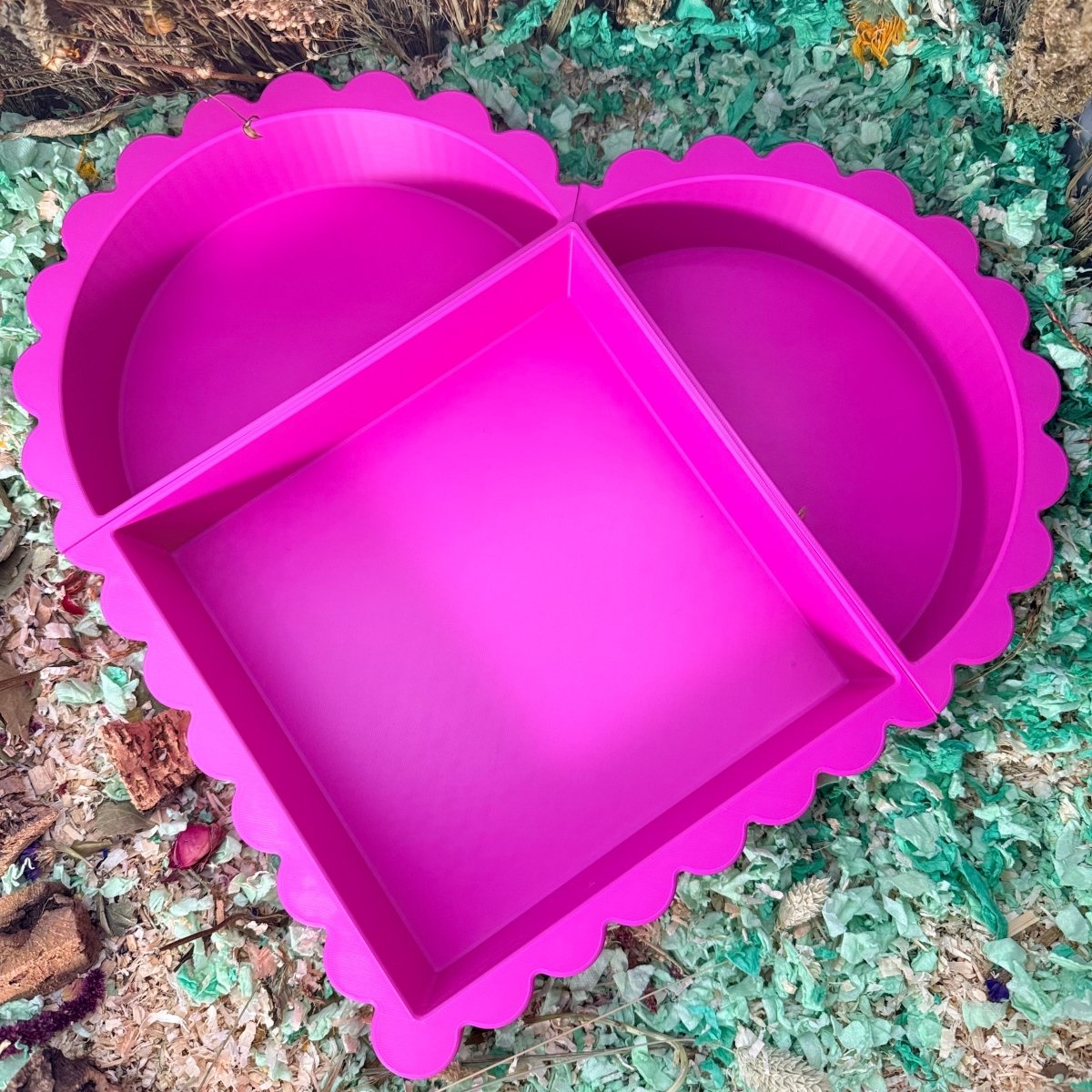 Sand Bath / Dig Box Scalloped 3 Piece Hamster Substrate Set | RoseLark