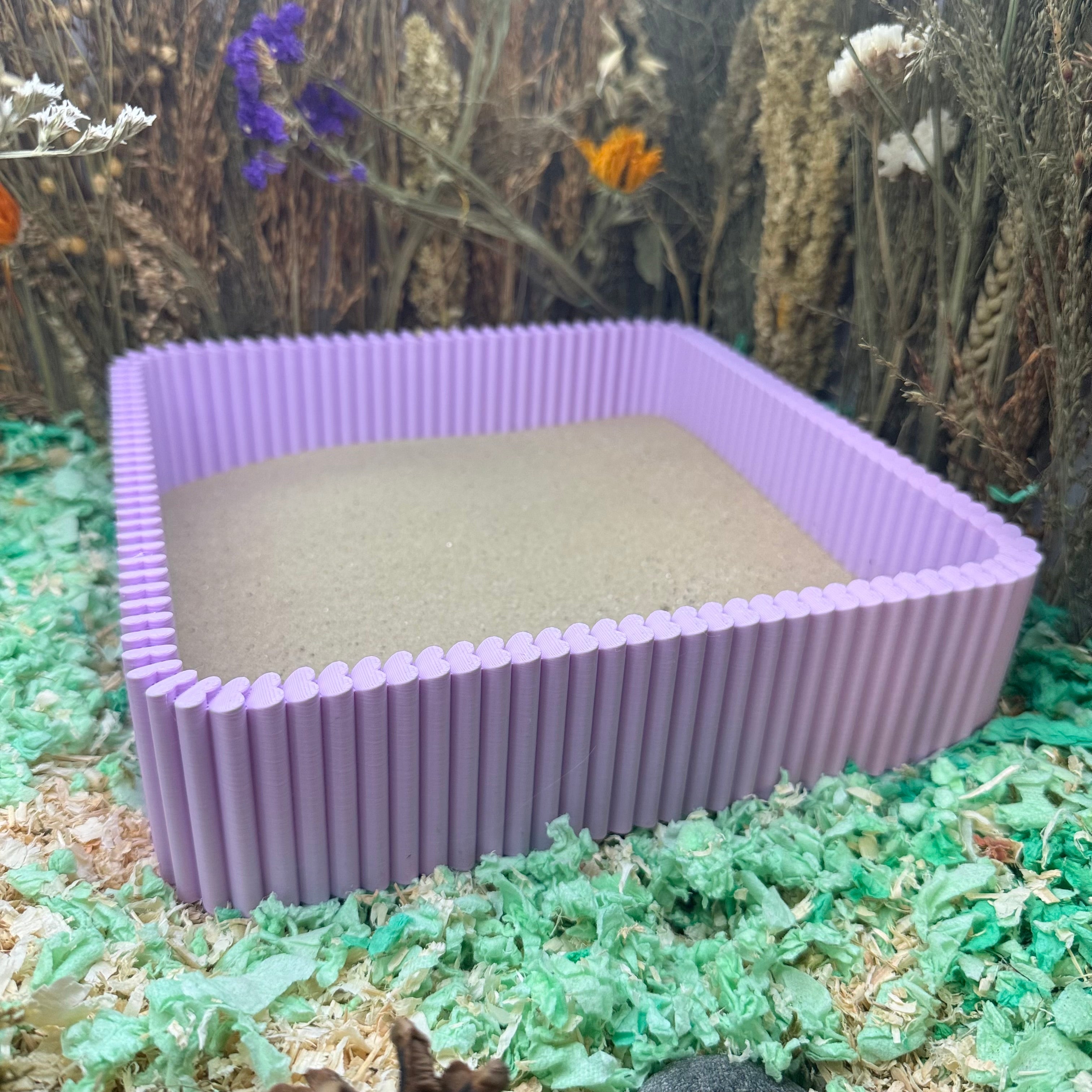 hamster sand bath container square enclosure