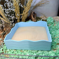 Sand Bath / Dig Box Wave Sand Bath & Dig Box RoseLark Pet Products
