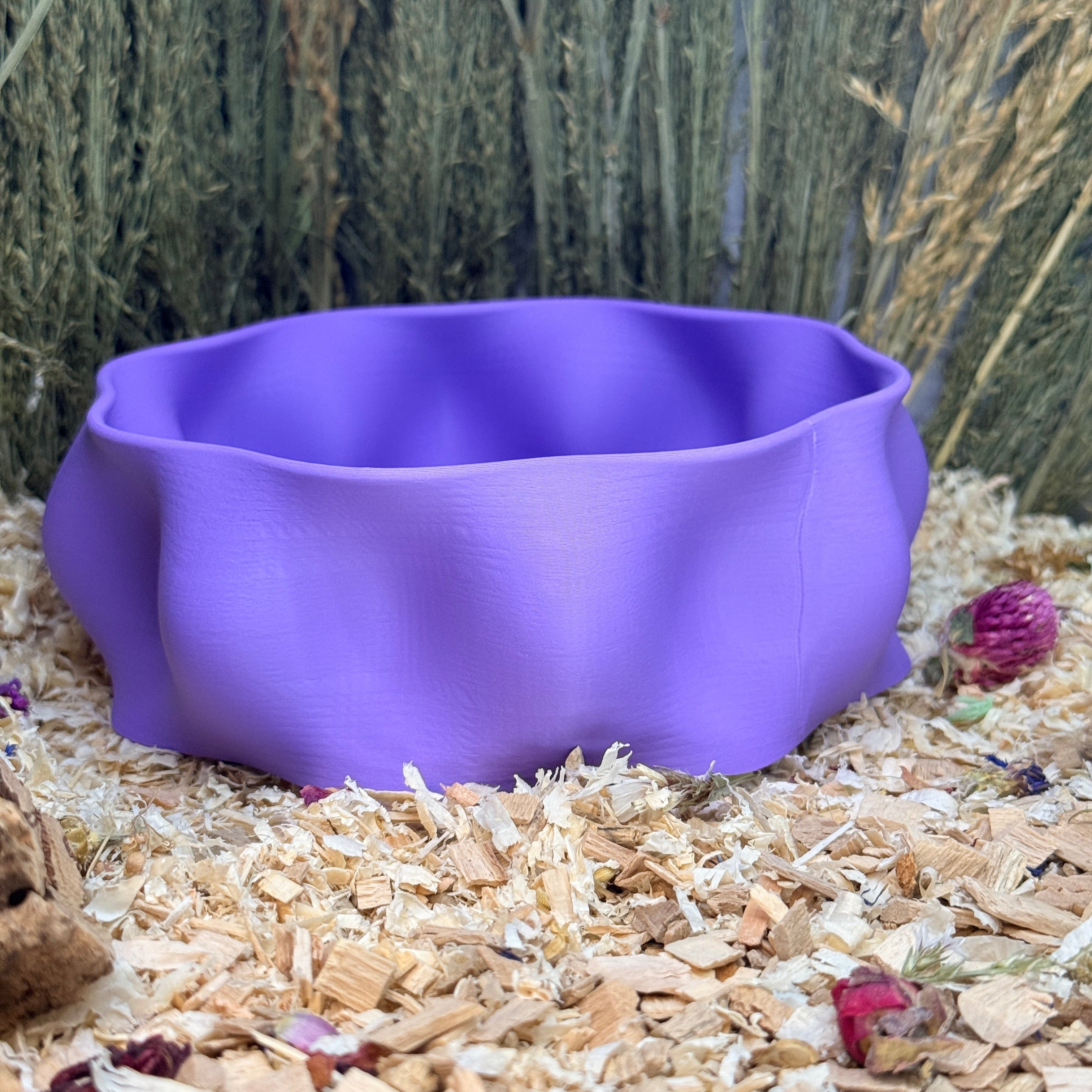 Sand Bath / Dig Box Wavy Sand Bath & Dig Box RoseLark Pet Products