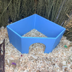 Small Pet Hide Corner Hide with Removable Lid RoseLark Pet Products