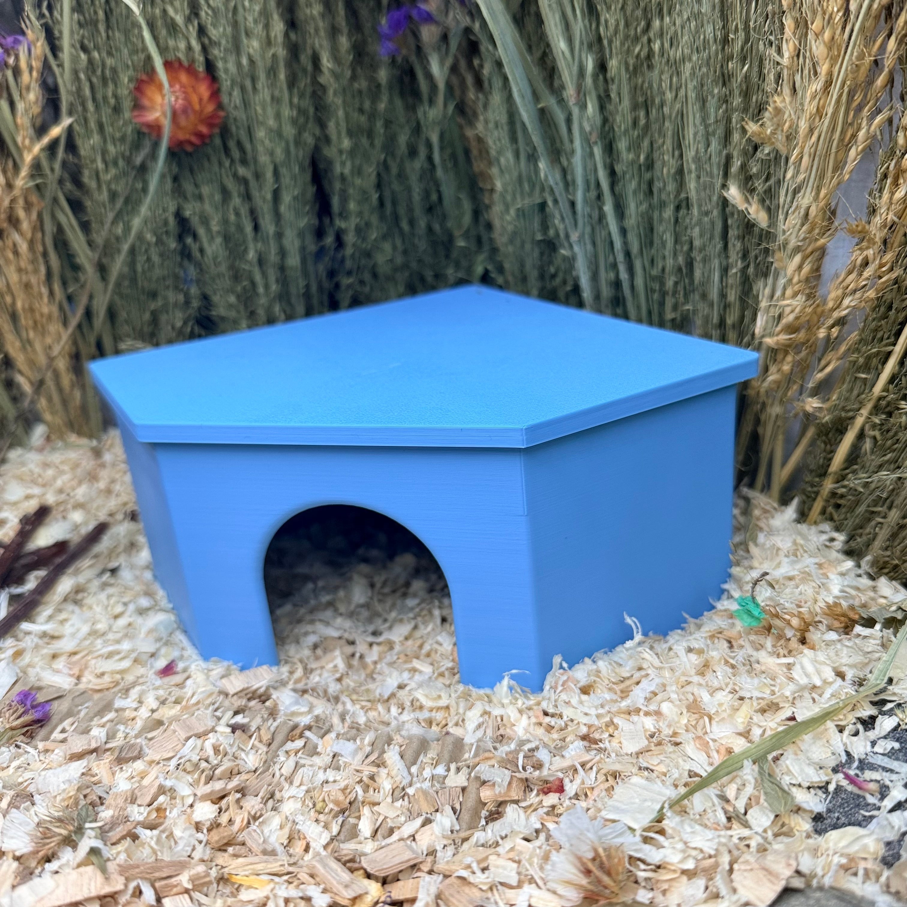 Small Pet Hide Corner Hide with Removable Lid RoseLark Pet Products