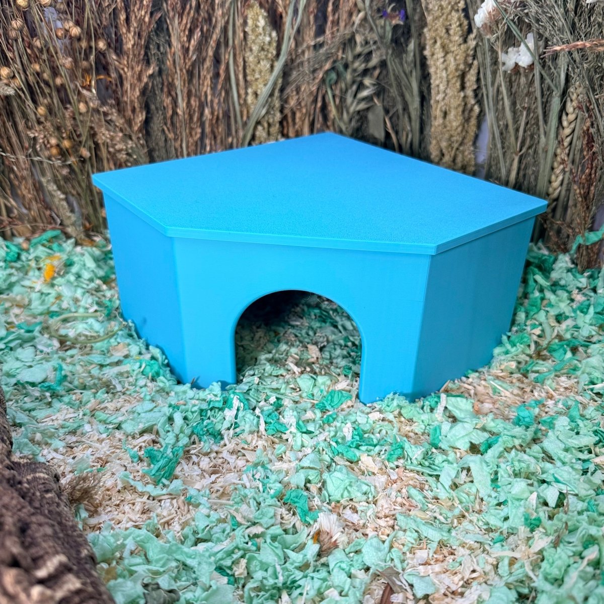 Small Pet Hide Corner Hide with Removable Lid | RoseLark