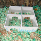 Decorative hamster hide for ethical enclosures