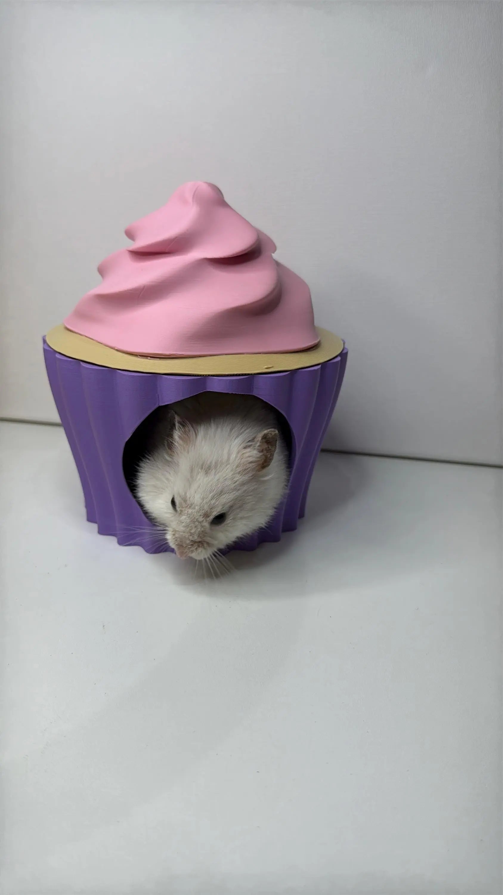 Small Pet Hide Cupcake Hide - Open Base RoseLark Pet Products