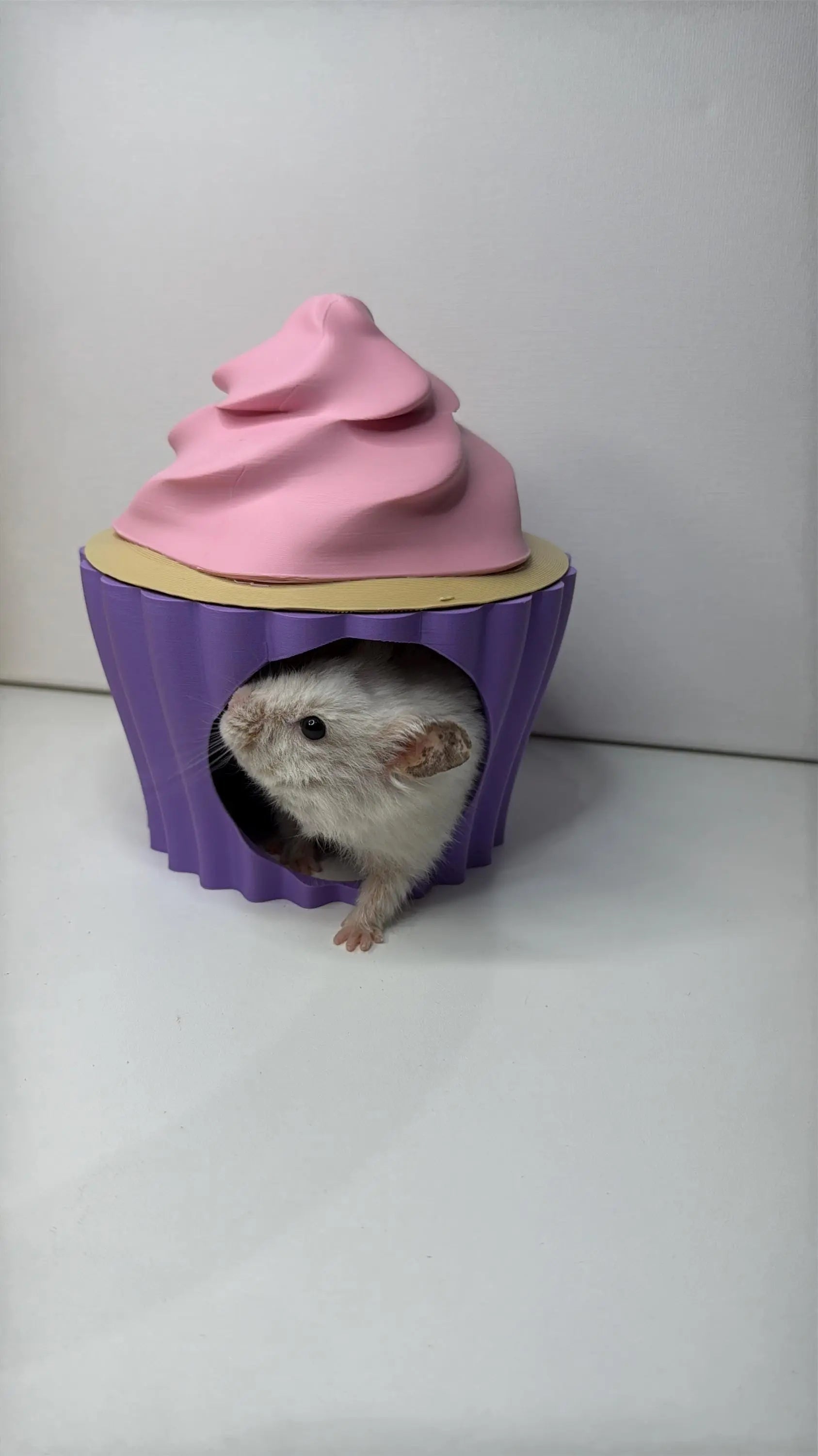 Small Pet Hide Cupcake Hide - Open Base RoseLark Pet Products