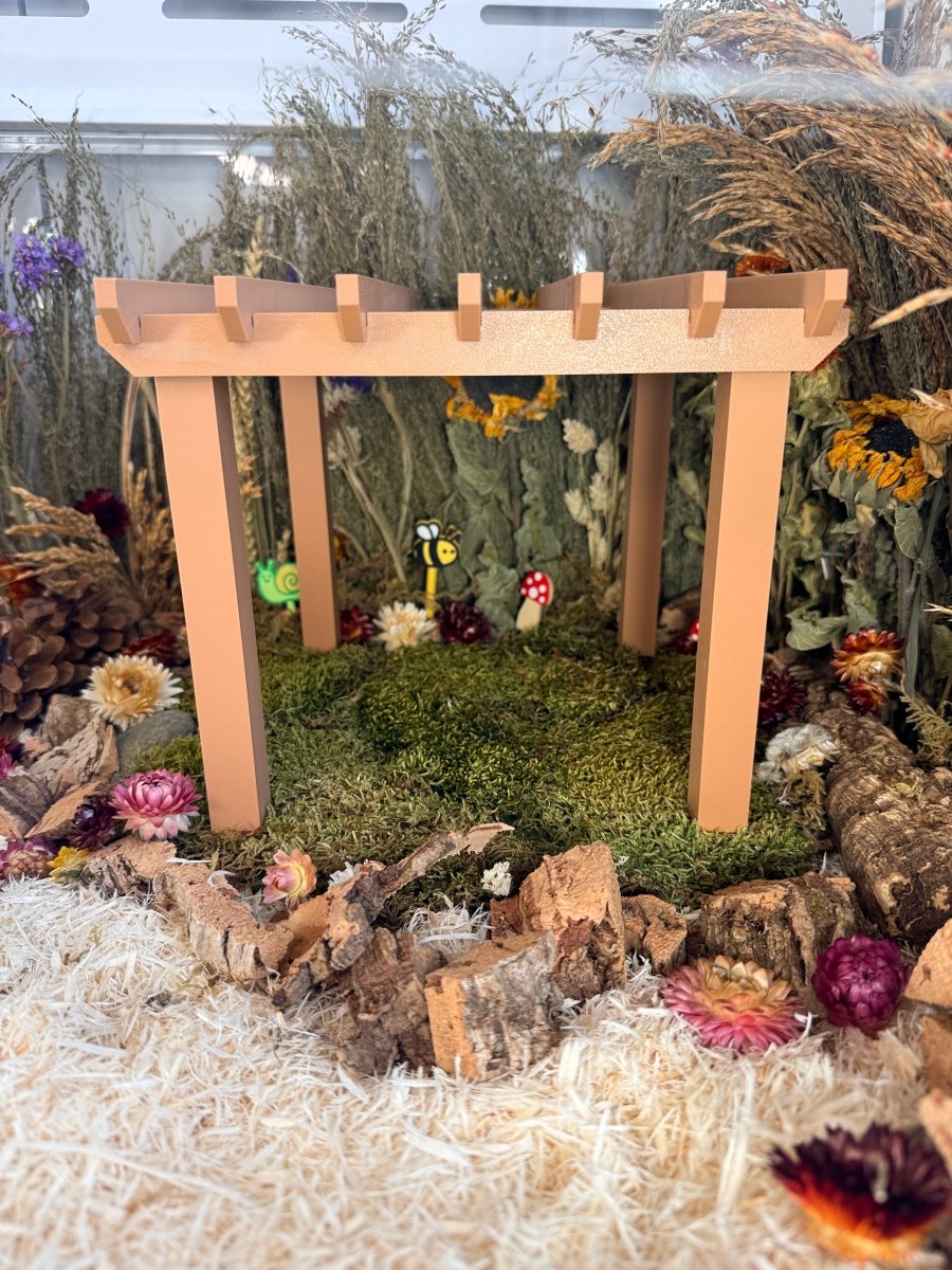 Small Pet Hide Enchanted Garden Hamster Pergola | RoseLark