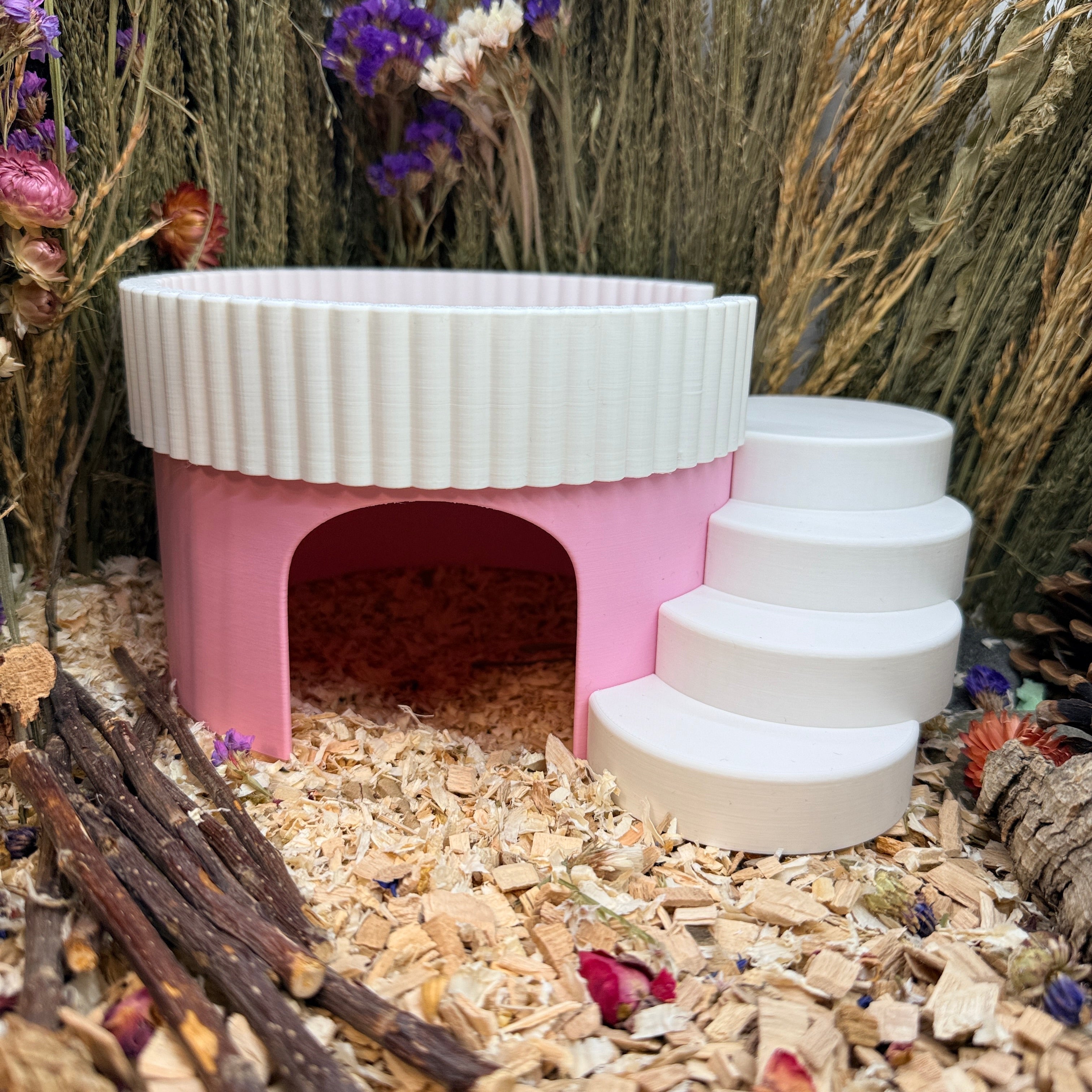 Small Pet Hide Enchanted Garden Hide RoseLark Pet Products