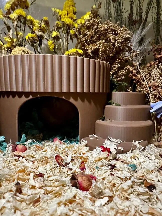 Small Pet Hide Enchanted Garden Hide RoseLark Pet Products