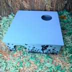 Hamster multi chamber hide for deep bedding setups