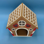Small Pet Hide Gingerbread House Hide RoseLark Pet Products