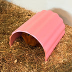 Small Pet Hide Guinea Pig Tunnel Hide - Wavy RoseLark Pet Products