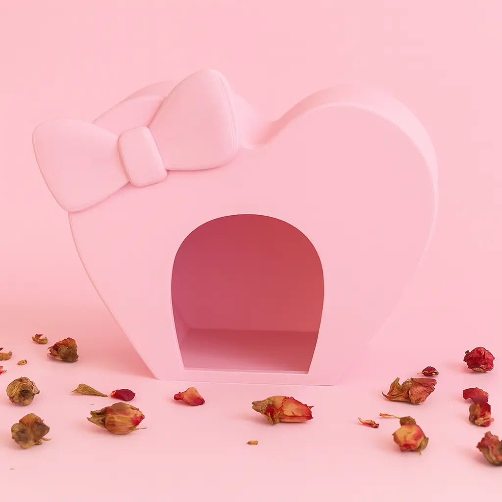 Small Pet Hide Heart Hide RoseLark Pet Products