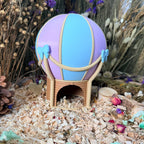 Over the Rainbow hamster hide with basket base