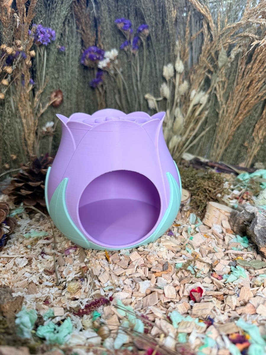 Small Pet Hide Rose Bud Hideout | RoseLark