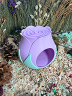 Small Pet Hide Rose Bud Hideout | RoseLark