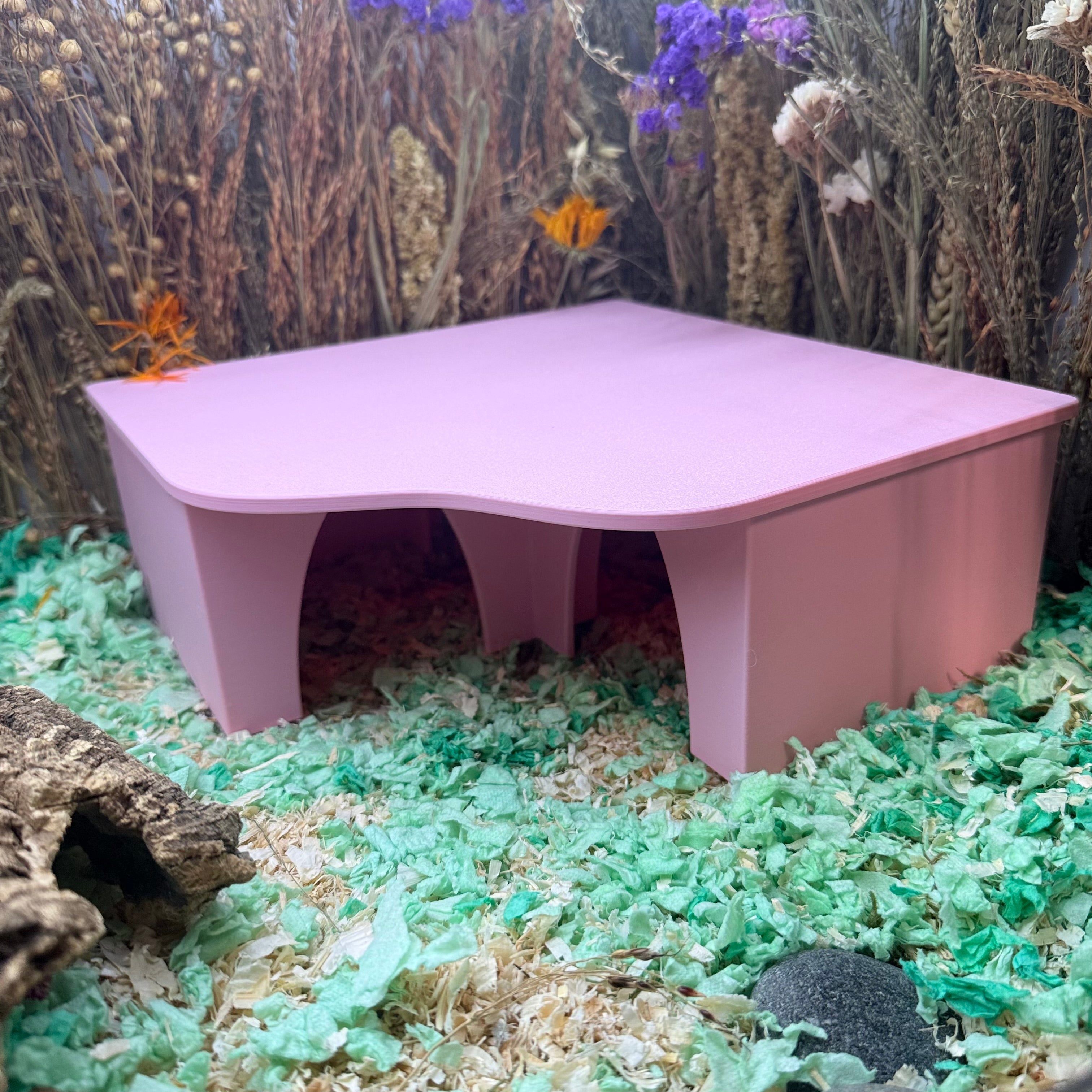 Small Pet Hide Three Chamber Hide with Removable Lid | RoseLark