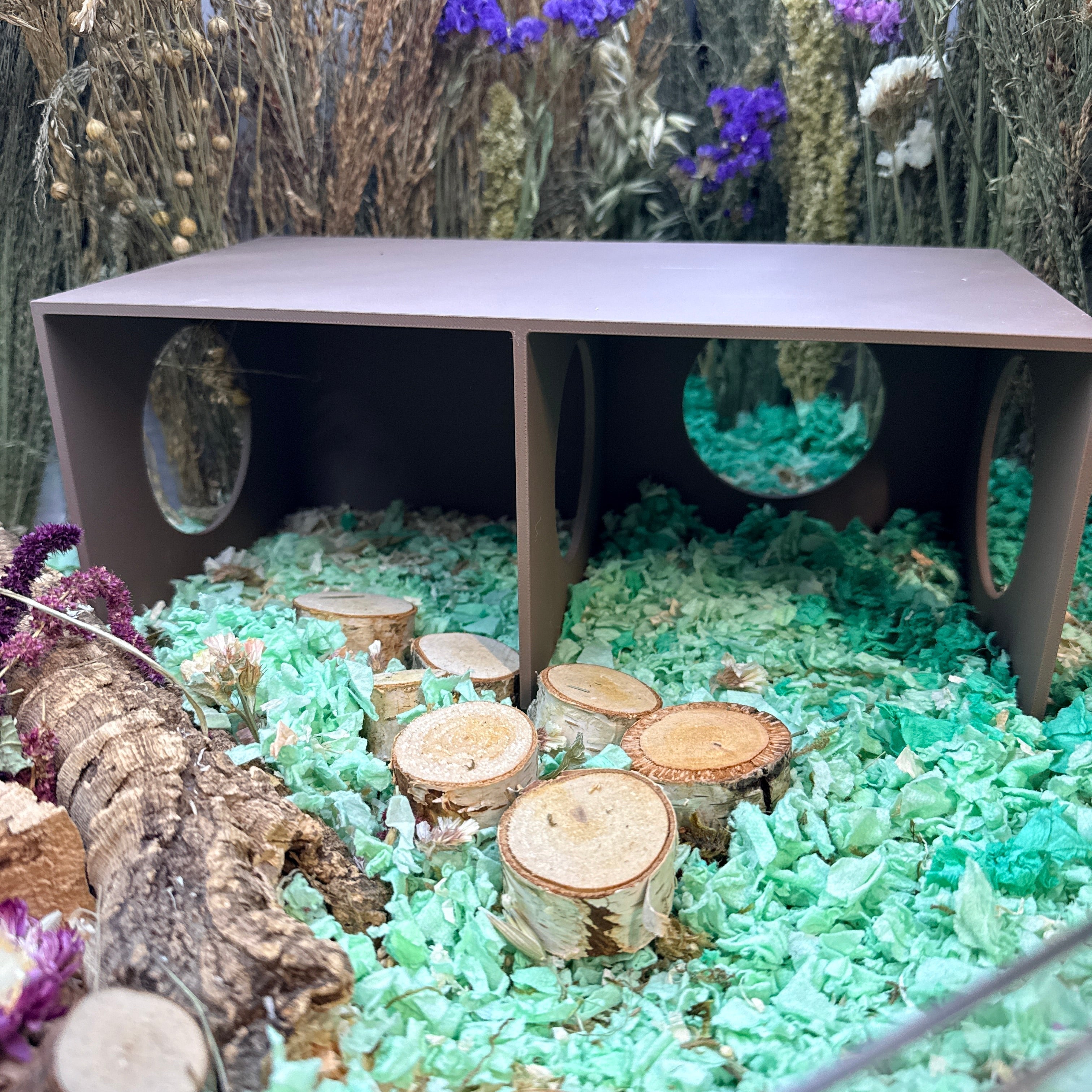 Small Pet Hide Two Chamber Peep Hide RoseLark Pet Products