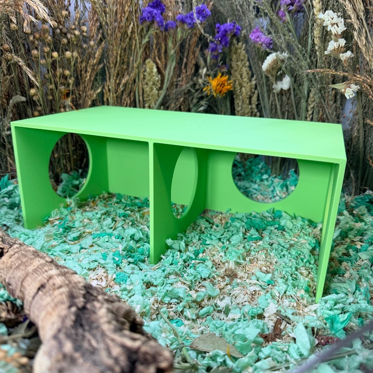 Small Pet Hide Two Chamber Peep Hide with rear access hole | RoseLark