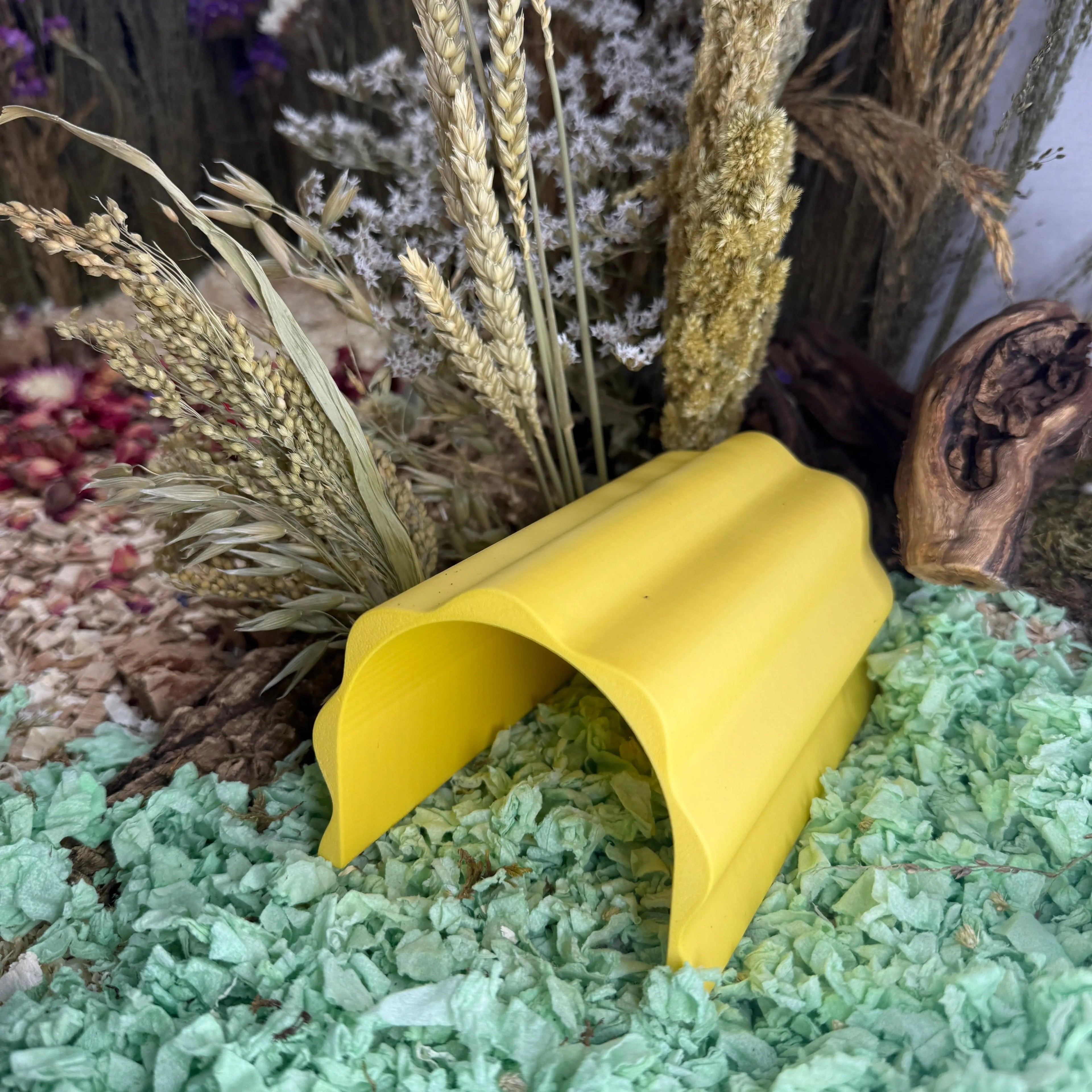 Small Pet Hide Wavy Tunnel Hide RoseLark Pet Products