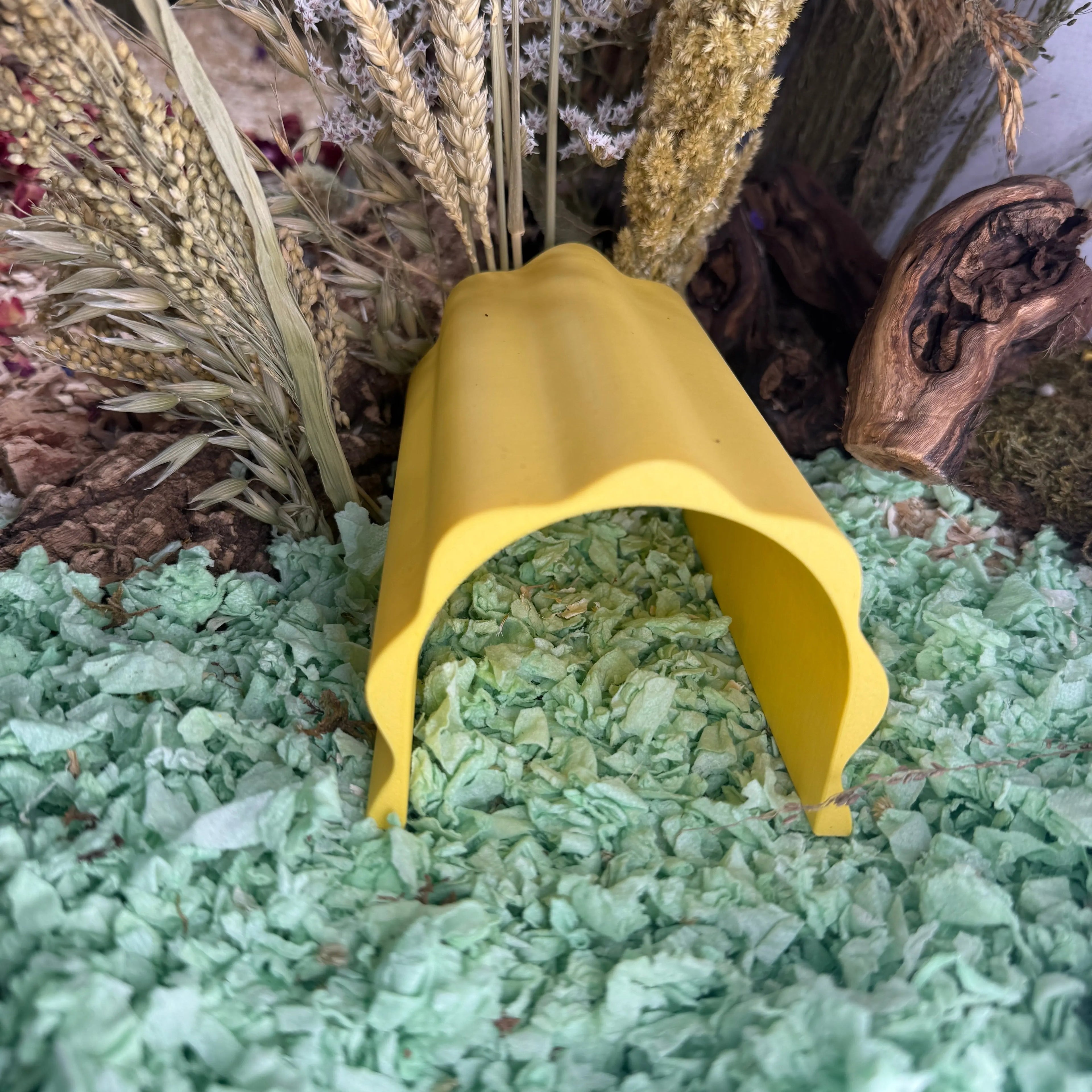 Small Pet Hide Wavy Tunnel Hide RoseLark Pet Products