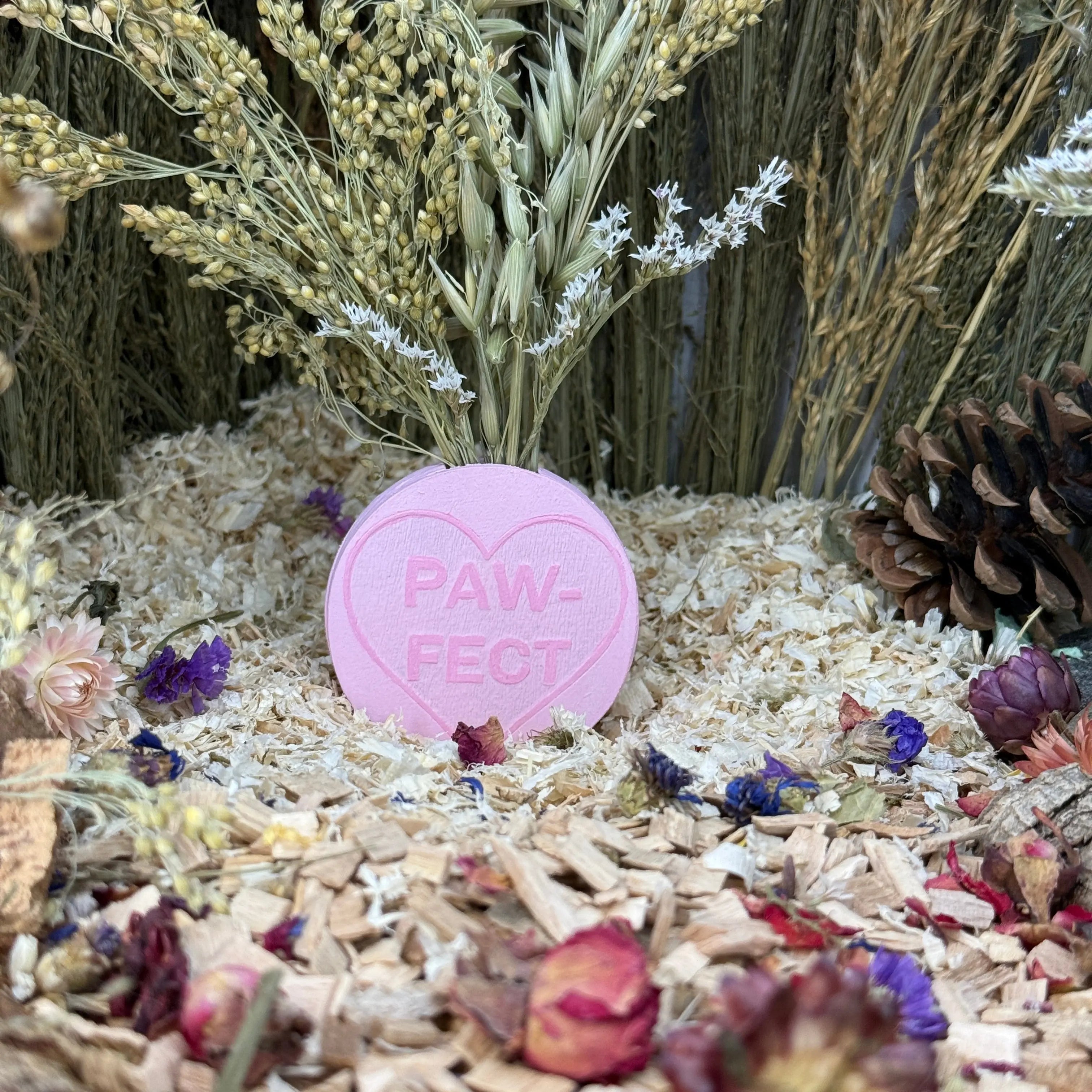 Spray Holder Hand - Painted Love Heart Spray Holder RoseLark Pet Products