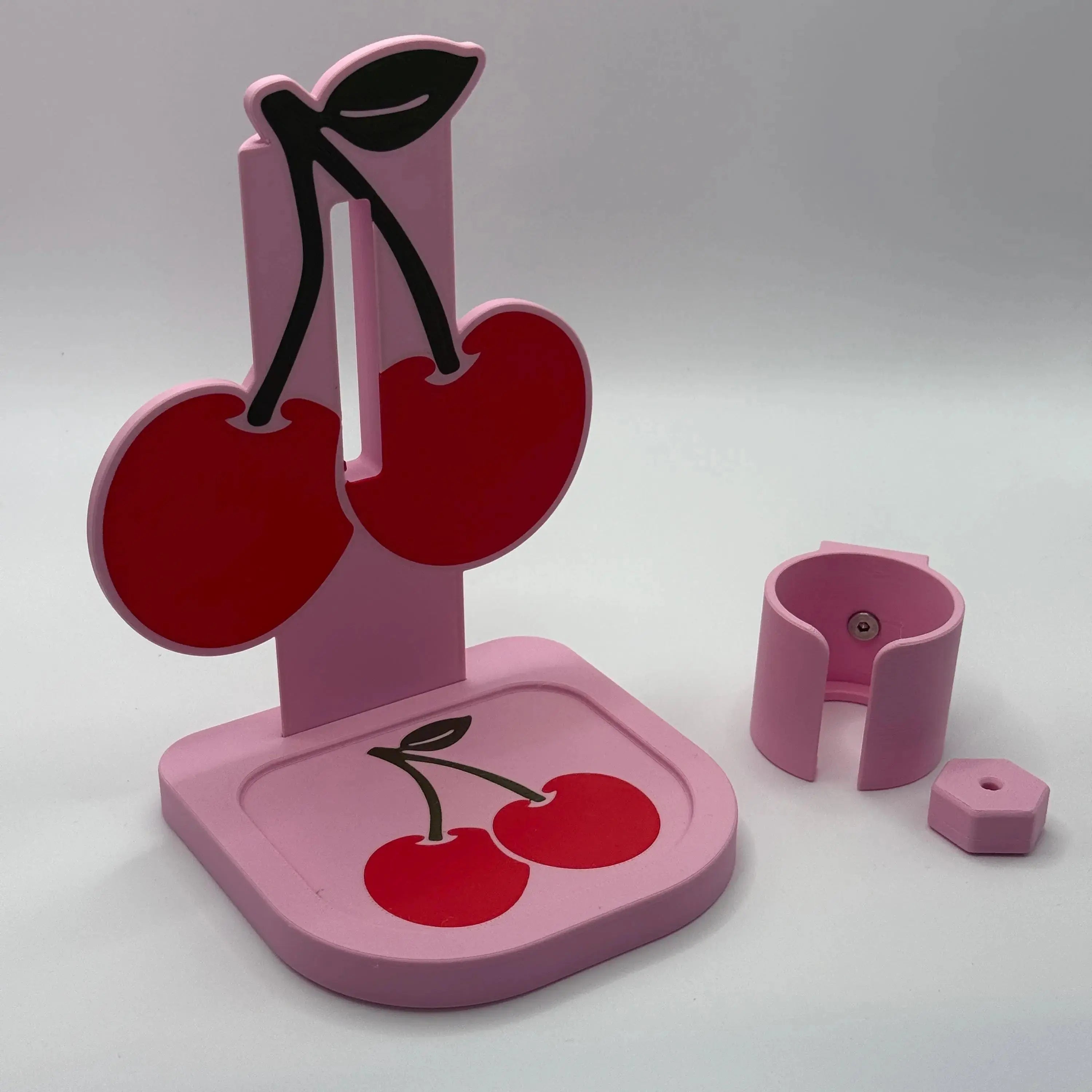 Water Bottle Holder Cherries Adjustable Water Bottle Holder RoseLark Pet Products