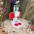 Water Bottle Holder Cherries Adjustable Water Bottle Holder RoseLark Pet Products