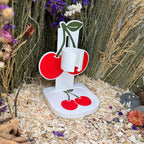 Water Bottle Holder Cherries Adjustable Water Bottle Holder RoseLark Pet Products